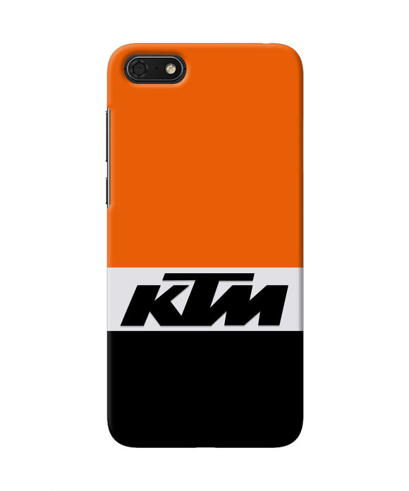 KTM Colorblock Honor 7S Real 4D Back Cover