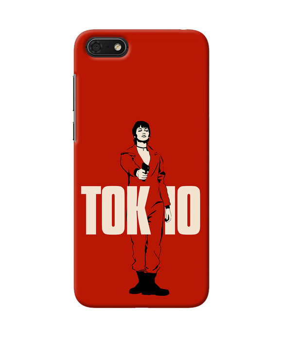 Money Heist Tokyo With Gun Honor 7S Back Cover