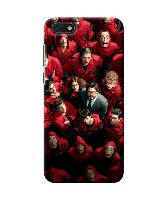 Money Heist Professor with Hostages Honor 7S Back Cover