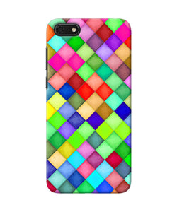 Abstract Colorful Squares Honor 7s Back Cover