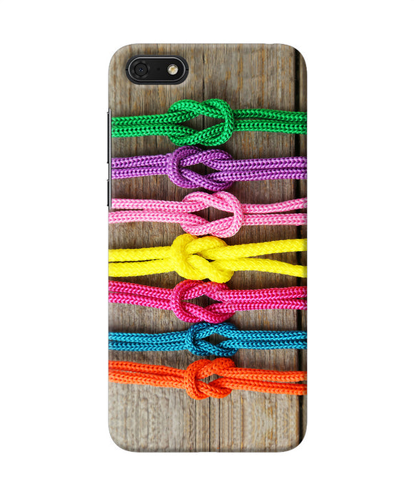 Colorful Shoelace Honor 7s Back Cover