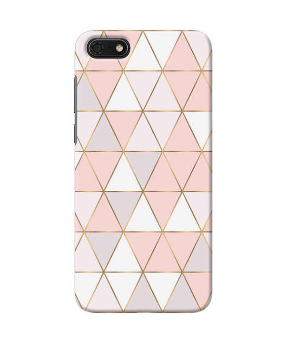 Abstract Pink Triangle Pattern Honor 7s Back Cover