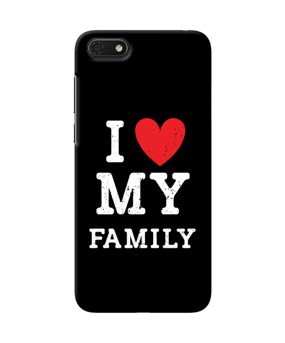 I Love My Family Honor 7s Back Cover