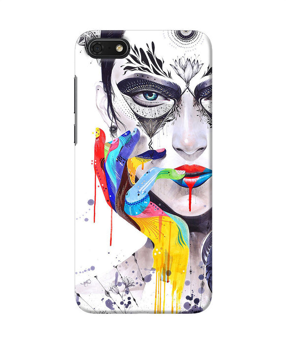 Girl Color Hand Honor 7s Back Cover