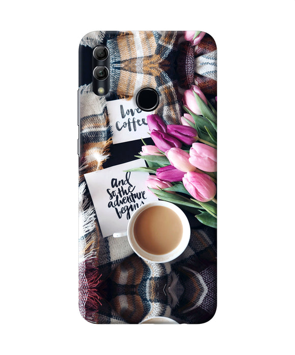 Love Coffee Quotes Honor 10 Lite Back Cover