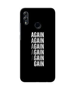 Again Again Gain Honor 10 Lite Back Cover