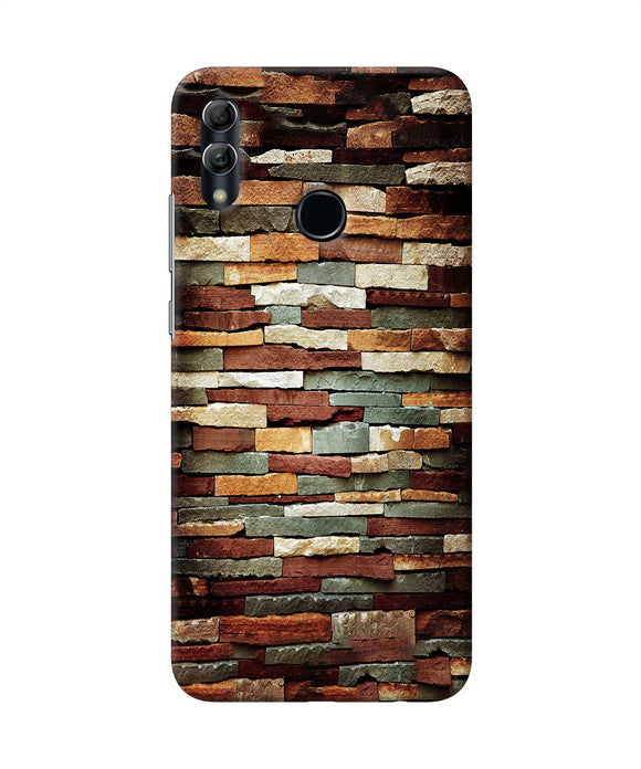 Bricks Pattern Honor 10 Lite Back Cover