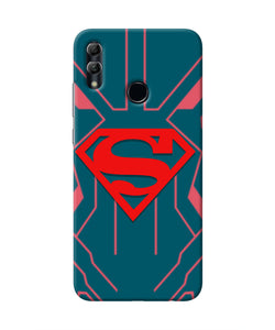 Superman Techno Honor 10 Lite Real 4D Back Cover