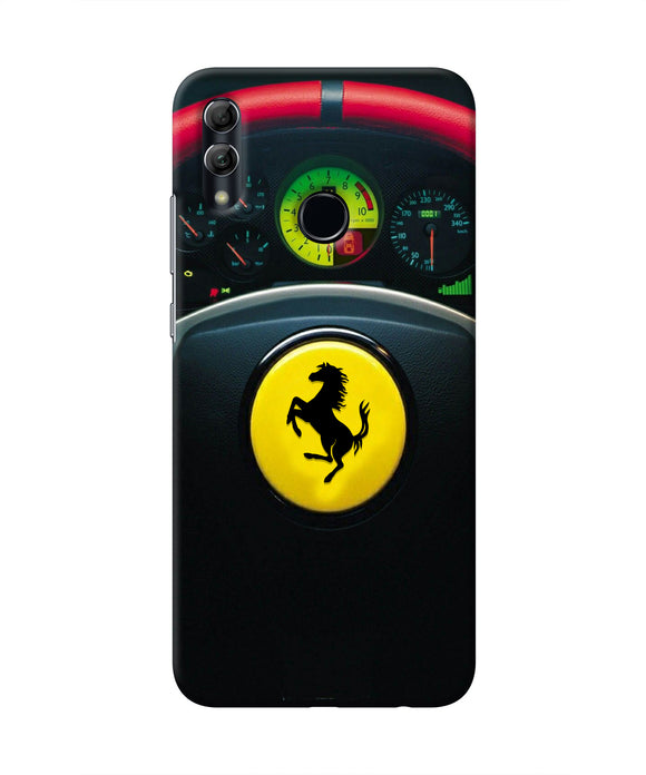 Ferrari Steeriing Wheel Honor 10 Lite Real 4D Back Cover
