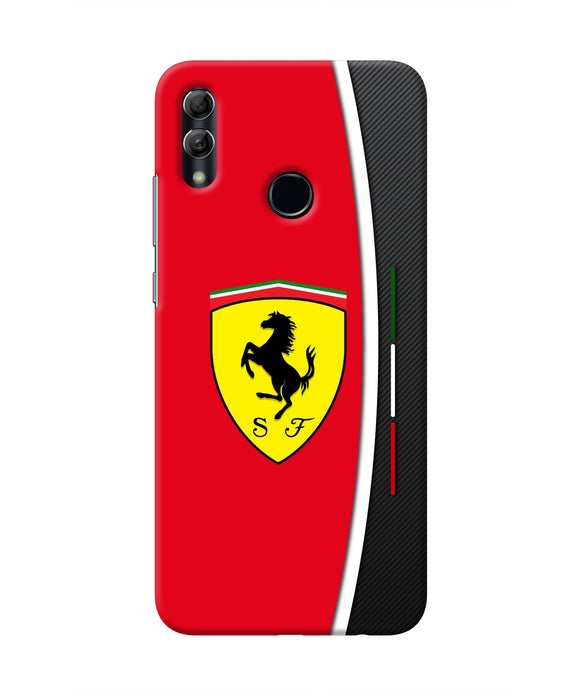 Ferrari Abstract Red Honor 10 Lite Real 4D Back Cover