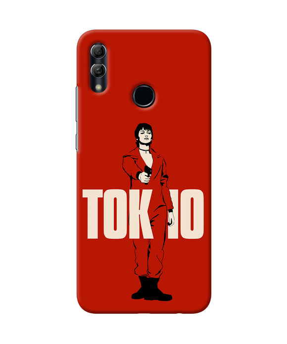 Money Heist Tokyo With Gun Honor 10 Lite Back Cover