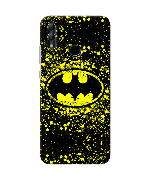 Batman Last Knight Print Yellow Honor 10 Lite Back Cover