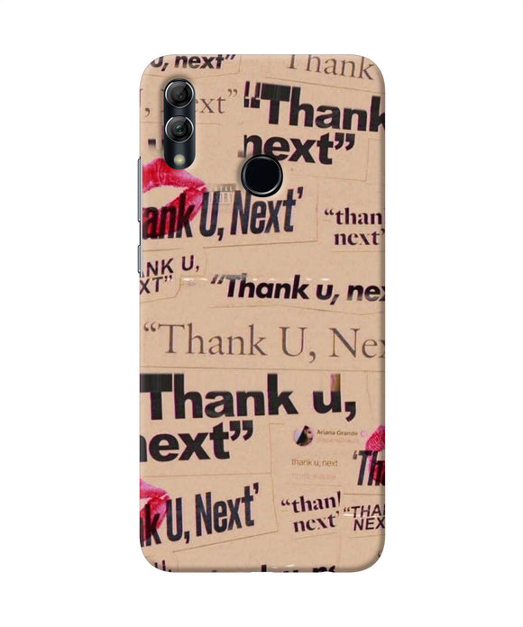 Thank You Next Honor 10 Lite Back Cover
