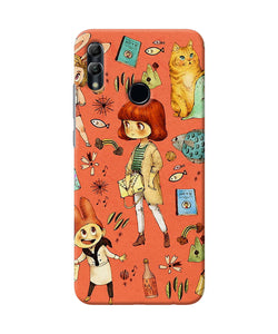 Canvas Little Girl Print Honor 10 Lite Back Cover