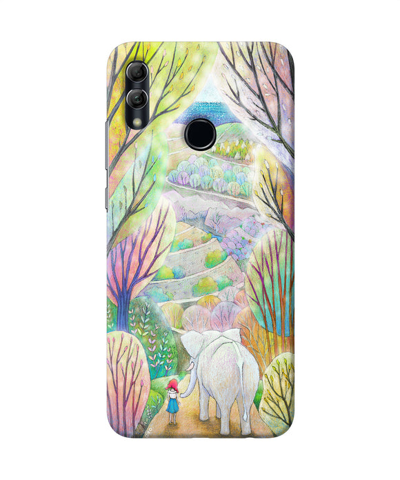 Natual Elephant Girl Honor 10 Lite Back Cover