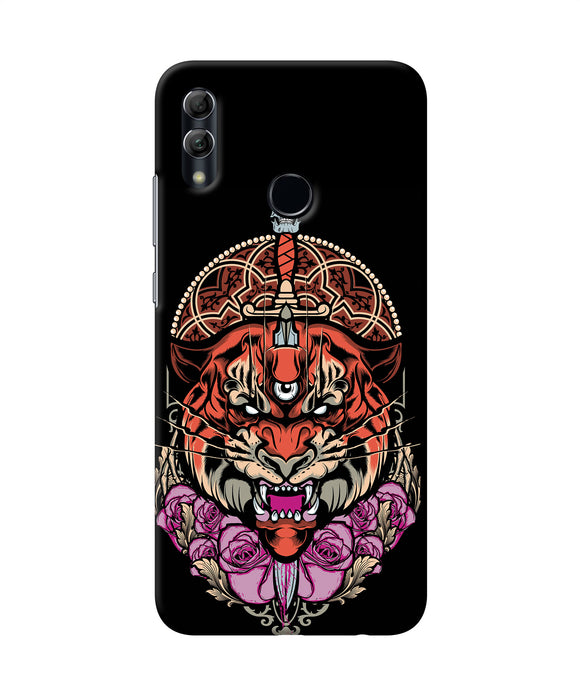 Abstract Tiger Honor 10 Lite Back Cover