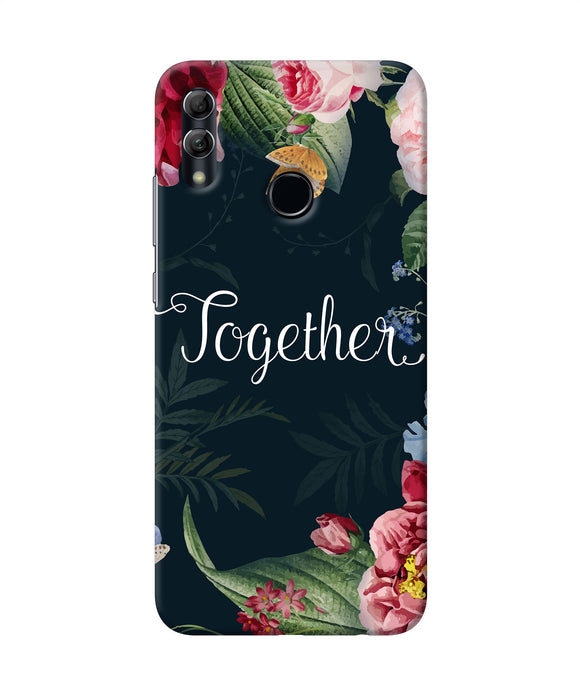 Together Flower Honor 10 Lite Back Cover