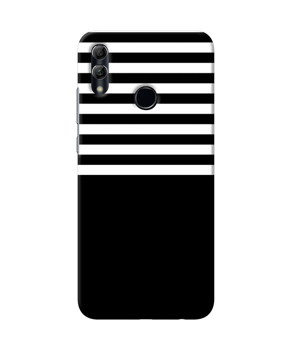 Black And White Print Honor 10 Lite Back Cover