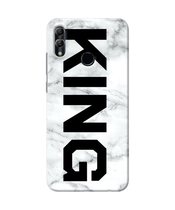 King Marble Text Honor 10 Lite Back Cover