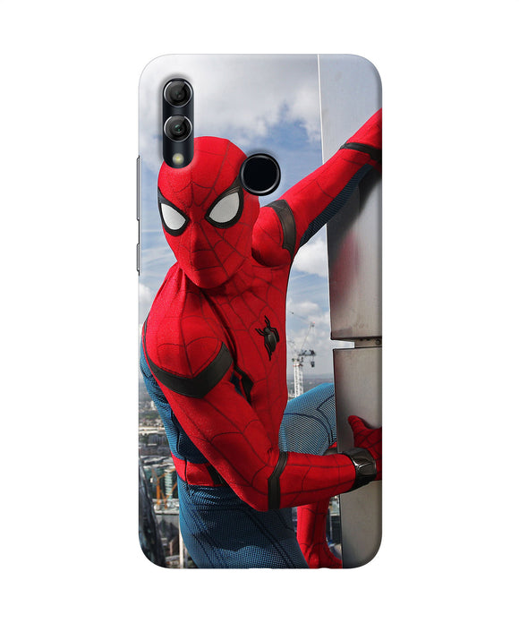 Spiderman On The Wall Honor 10 Lite Back Cover