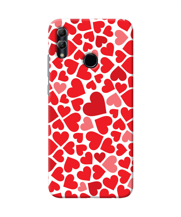 Red Heart Canvas Print Honor 10 Lite Back Cover