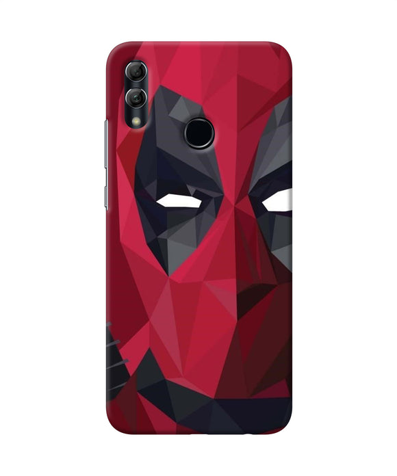 Abstract Deadpool Half Mask Honor 10 Lite Back Cover