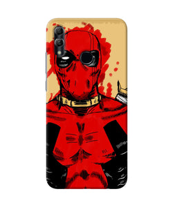 Blooded Deadpool Honor 10 Lite Back Cover