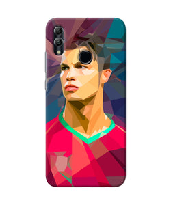 Abstract Ronaldo Honor 10 Lite Back Cover