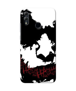 Black And White Joker Rugh Sketch Honor 10 Lite Back Cover