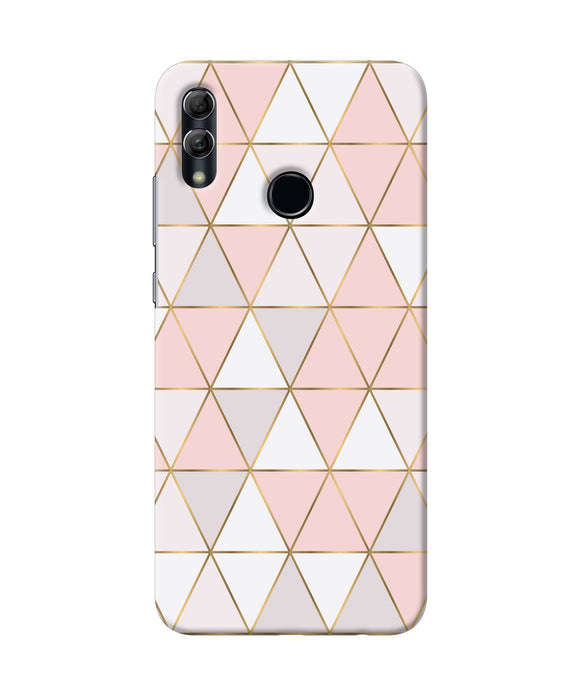 Abstract Pink Triangle Pattern Honor 10 Lite Back Cover