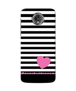 Abstract Heart Moto E5 Plus Back Cover