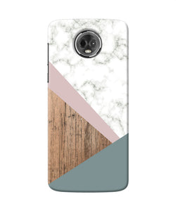 Marble Wood Abstract Moto E5 Plus Back Cover