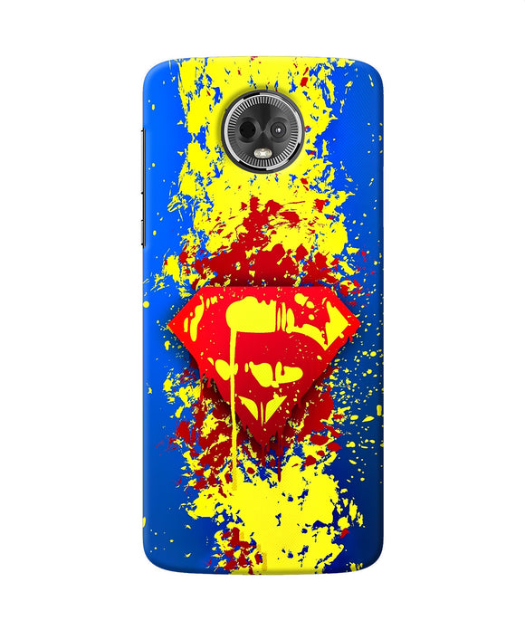 Superman Logo Moto E5 Plus Back Cover