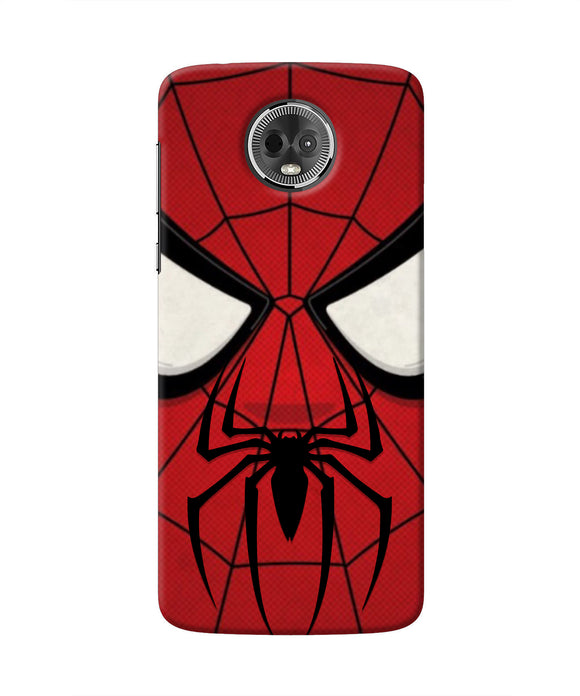 Spiderman Face Moto E5 Plus Real 4D Back Cover