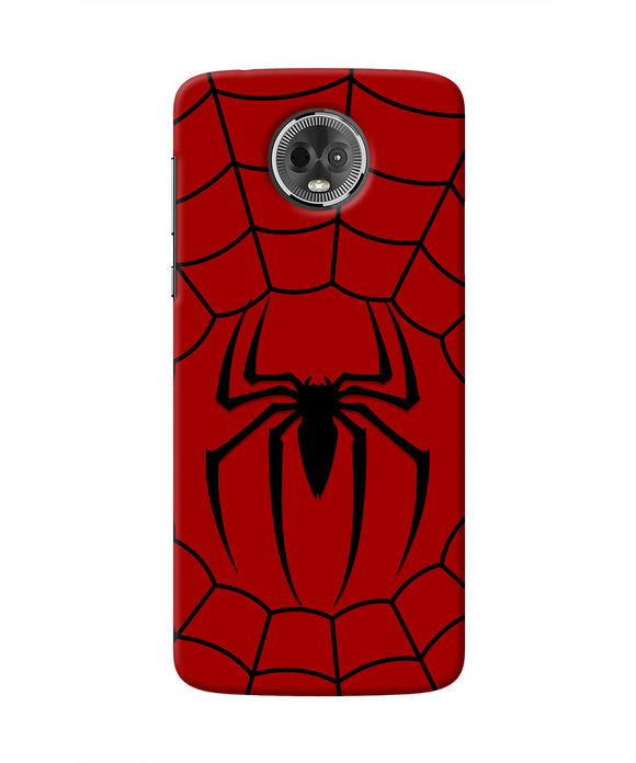 Spiderman Web Moto E5 Plus Real 4D Back Cover