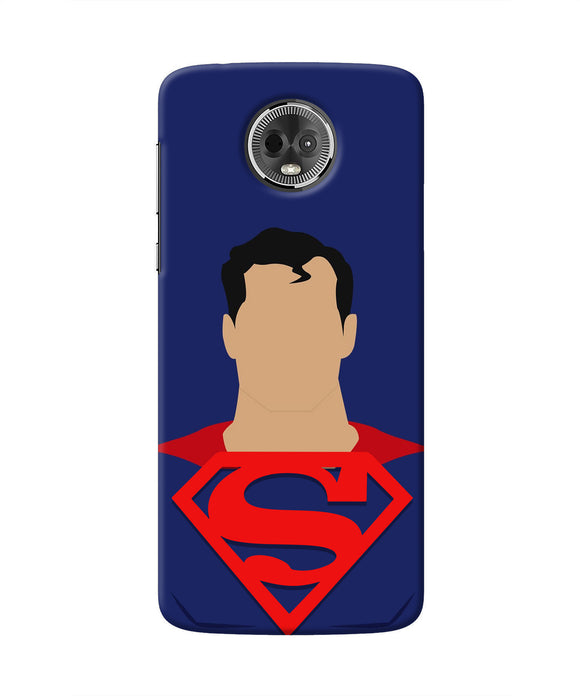 Superman Cape Moto E5 Plus Real 4D Back Cover