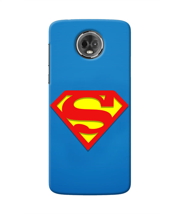Superman Blue Moto E5 Plus Real 4D Back Cover