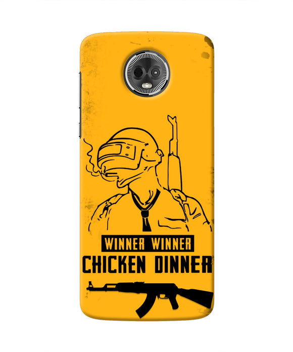 PUBG Chicken Dinner Moto E5 Plus Real 4D Back Cover