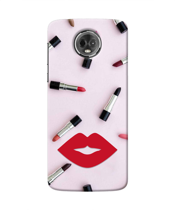 Lips Lipstick Shades Moto E5 Plus Real 4D Back Cover