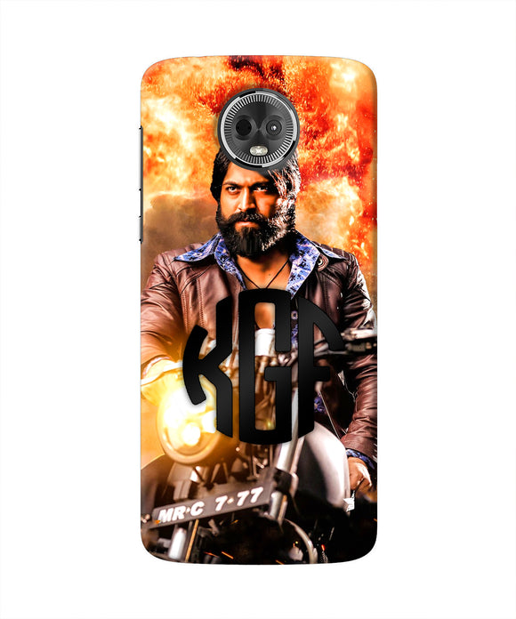 Rocky Bhai on Bike Moto E5 Plus Real 4D Back Cover