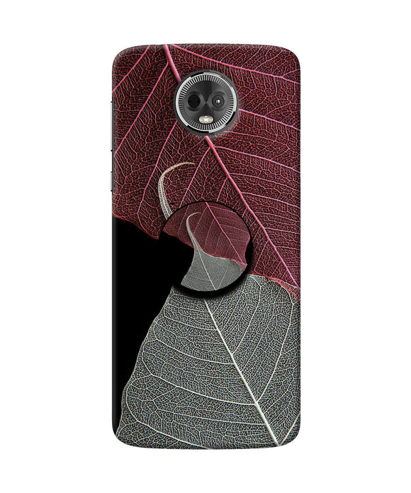 Leaf Pattern Moto E5 Plus Pop Case