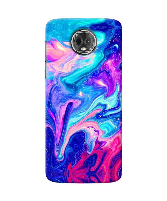 Abstract Colorful Water Moto E5 Plus Back Cover