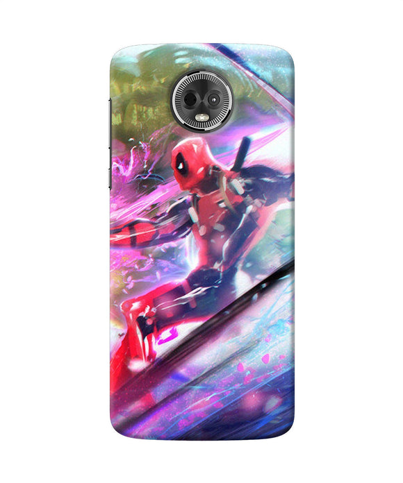 Deadpool Super Hero Moto E5 Plus Back Cover