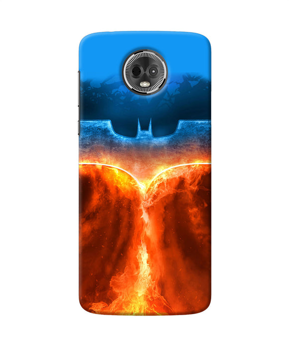 Burning Batman Logo Moto E5 Plus Back Cover