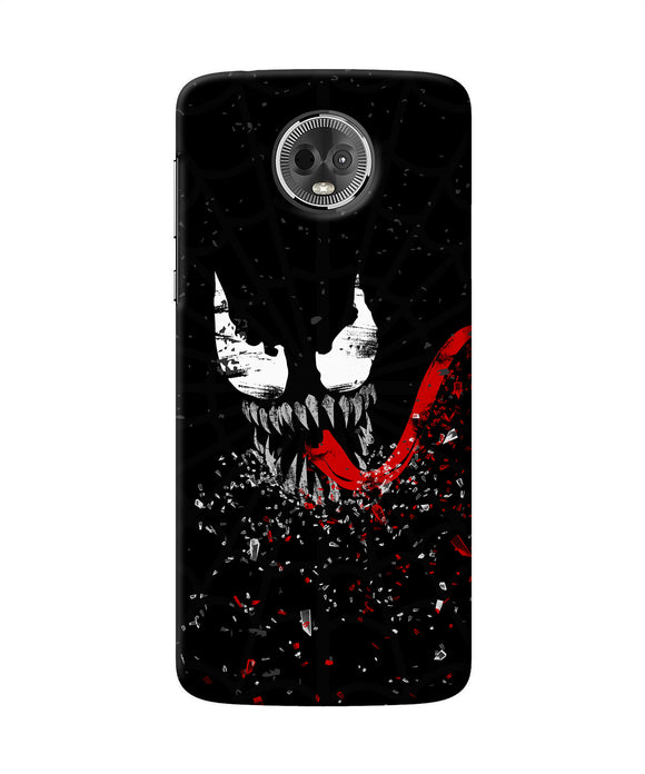 Venom Black Poster Moto E5 Plus Back Cover