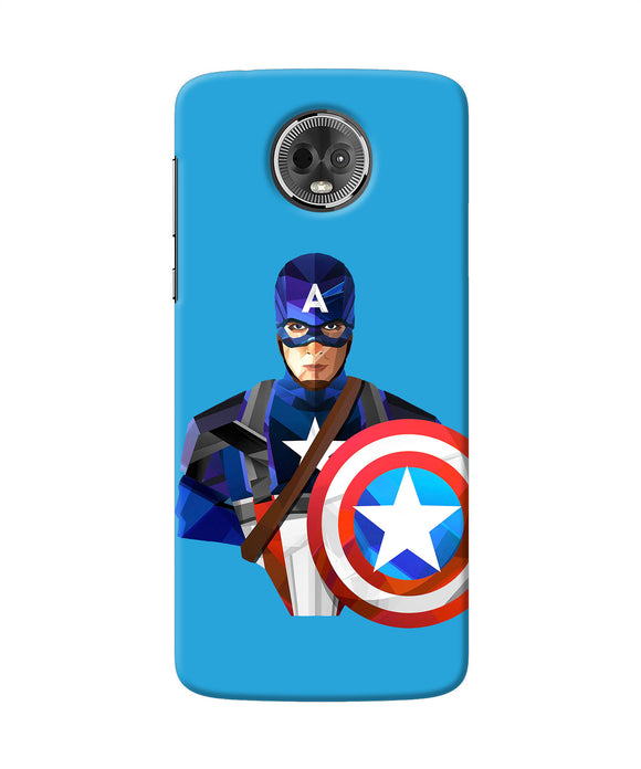 Captain America Character Moto E5 Plus Back Cover