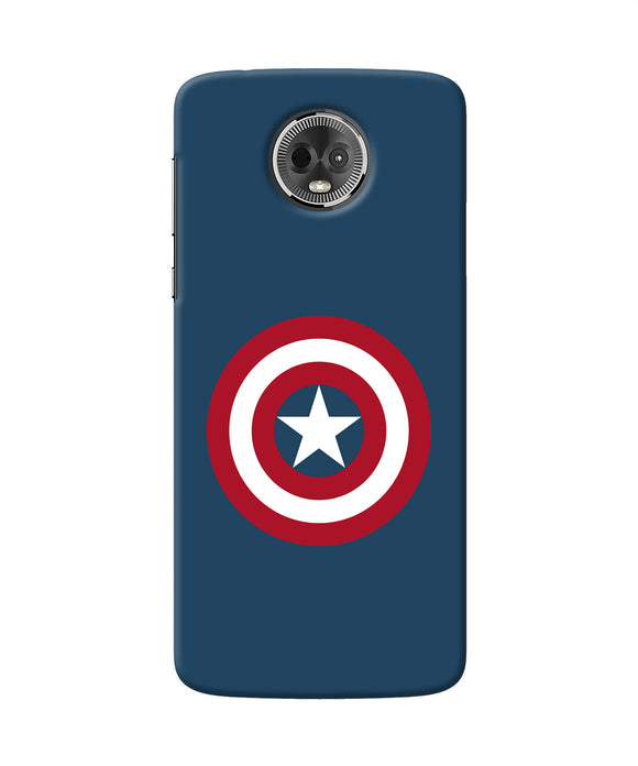 Captain America Logo Moto E5 Plus Back Cover