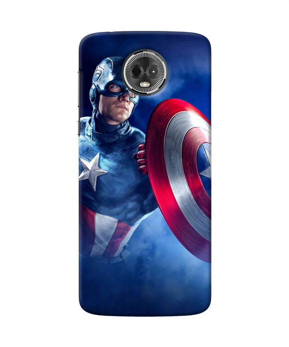 Captain America On Sky Moto E5 Plus Back Cover