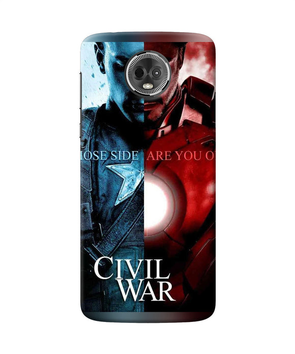 Civil War Moto E5 Plus Back Cover
