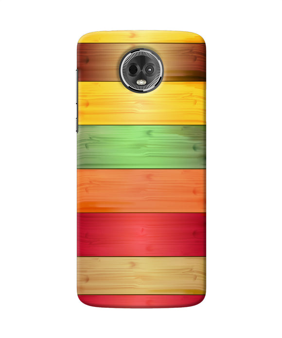 Wooden Colors Moto E5 Plus Back Cover
